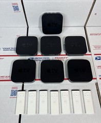 7X Apple TV A1378 HD Media Streamer UNITS ONLY + REMOTES – WORKING – WARRANTY
