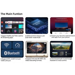 2024 Mortal T1 TV Box Android Allwinner H313 Quad Core HDR10 + 4K 2GB RAM 8GB 1