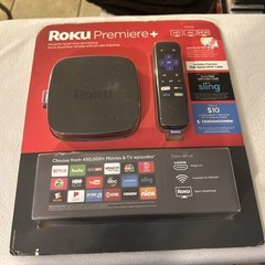 Roku Premiere + Plus 4K HDR Streaming Media Player 4630R / 4630X Complete Set