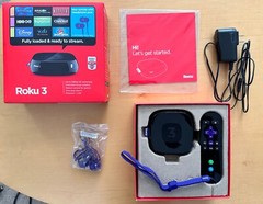 Roku 3 4200X 1080p HD Media Streamer Player complete w/ Box and Apple Airplay