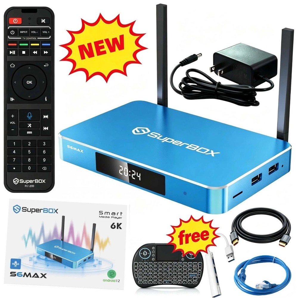 SuperBOX S6 Max 4GB RAM 64GB – Free Shipping – Authorized Dealer