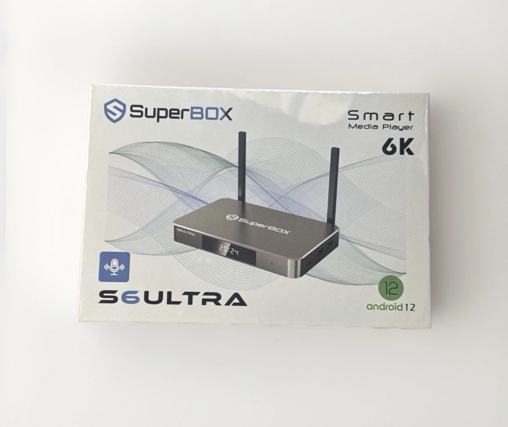 SuperBox S6 Ultra Smart Media Player 6K Android 12 TV Box – New Sealed