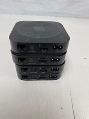 Lot of 4 Apple TV A1469 A1469 A1427 A1378/TESTED FOR POWER