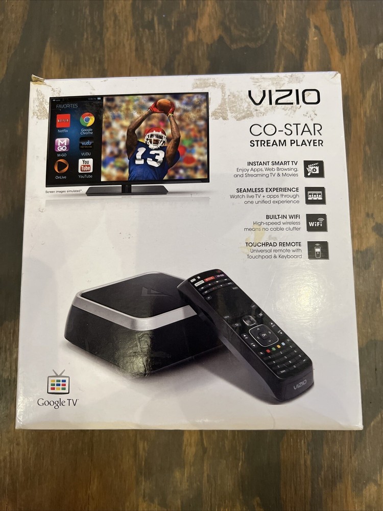 Vizio Co-Star Media Stream Player ISG-B03 WiFi Google Tv