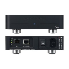 LHY FMC Audio HiFi Enthusiasts Ethernet Purifier Optical Transceiver with OCXO