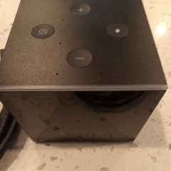 Fire TV Cube (1st Gen), hands-free with Alexa and 4K Ultra HD and 1st Gen Alexa