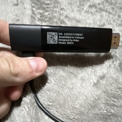 2 Roku 3810X Streaming Stick Dongle, Wi-Fi HDMI Media Streamer, black