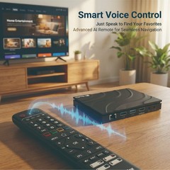 vSeeBox V6 Max Kit TV Box With HDMI 2.1 Backlit Remote Power Cable Free Shipping