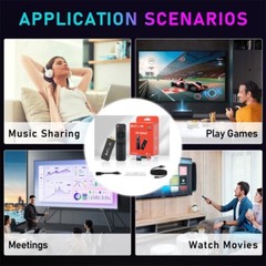 4K HD Android TV Stick: Quad Core Power, 4GB RAM, 32GB ROM, Dual-Band WiFi