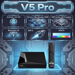 vSeeBox V5 Pro Version Voice Control Android TV Box, Authorized Distributor
