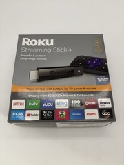 Roku Streaming Stick+ (8th Generation) 3810RW VUDU Edition – Black