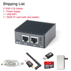 NanoPi R3S Router Dual-Gbps Ethernet Ports Rockchip RK3566 SoC 2GB LPDDR4X Devel