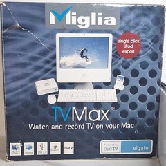Miglia TV Max TVM03 USB 2.0 Analog Unit for Mac TVMax Tuner Capture Elgato EyeTV