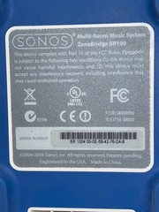 Sonos ZoneBridge BR100 Wireless Multi Room Music System Network Adapter