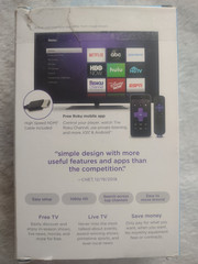 Open Box – Roku Express HD Streaming Media Player – Black – Free Shipping