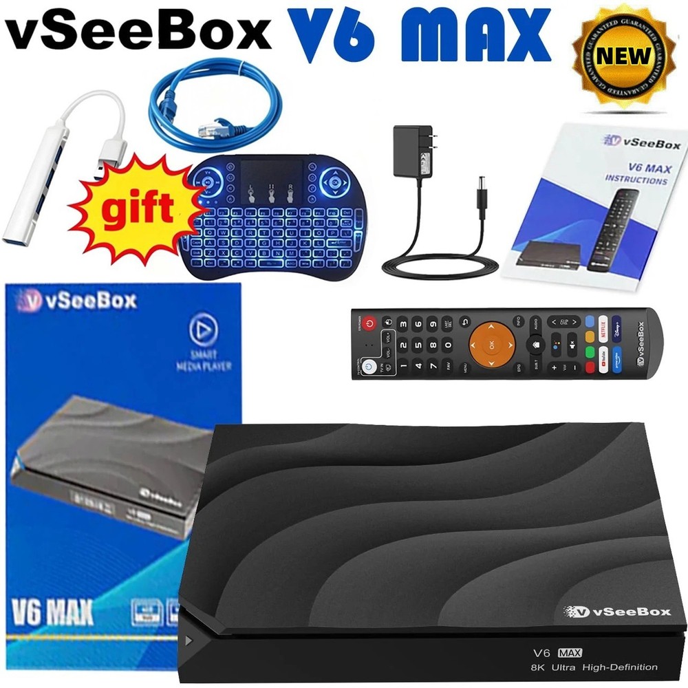 vseeBox V6 Max Android Streaming TV Box 64GB | Authorized Distributor Fast Ship