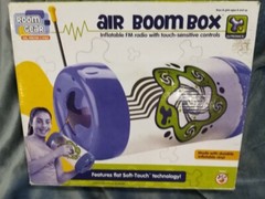 Room Gear Air Boom Box – Inflatable Fm Radio with Touch Sensive Controls