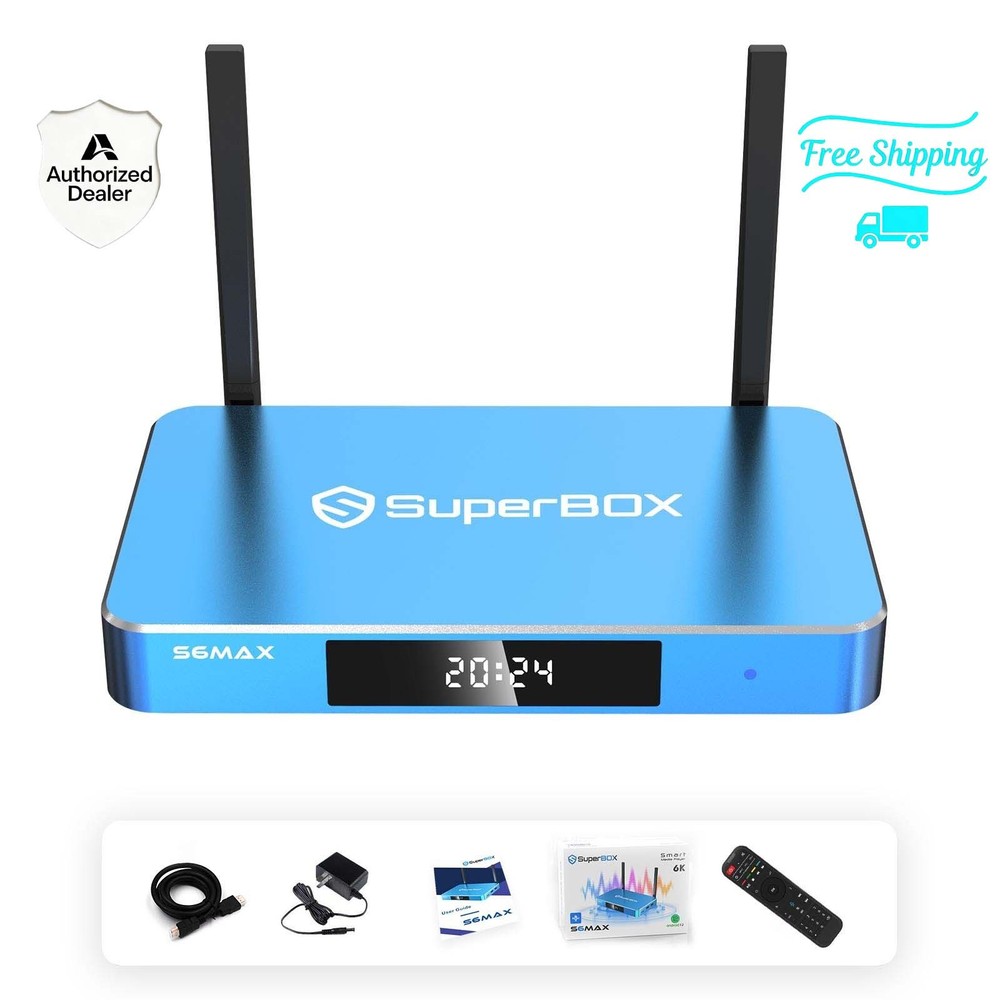 SuperBox S6 Max TV BOX Authorized Distributor Same Day Shipping Send Gift