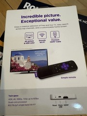 Roku Premiere 4K HDR Streaming Media Player with HDMI Cable & Remote – SEALED