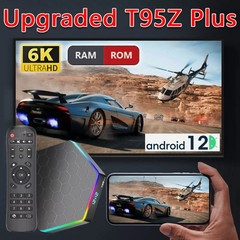 TV Box 4G+64G HDMI Media Player Smart Stream Android 12.0 6K Quad Core WIFI 6 5G