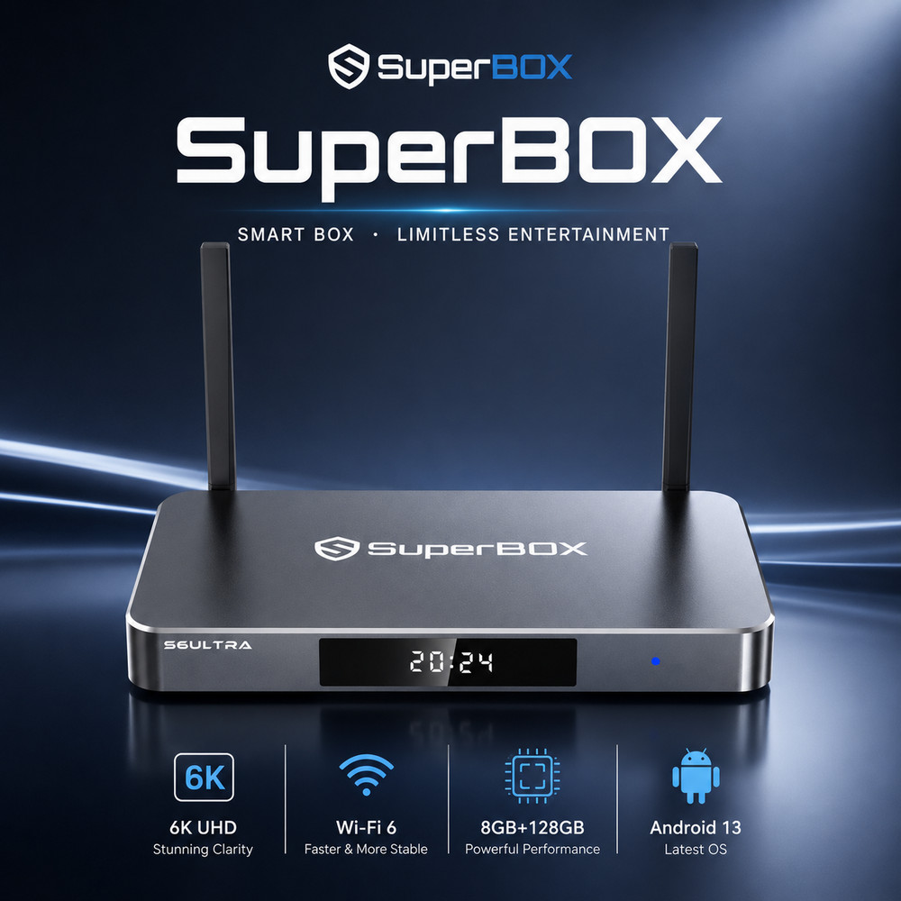 SuperBox S6 Ultra TV BOX – Authorized Distributor – 100% Genuine Ship Same Day