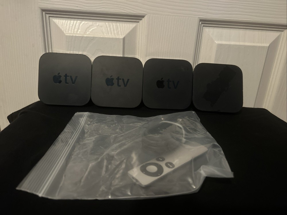 Apple Tv Lot (4) A1427, 3 A1469
