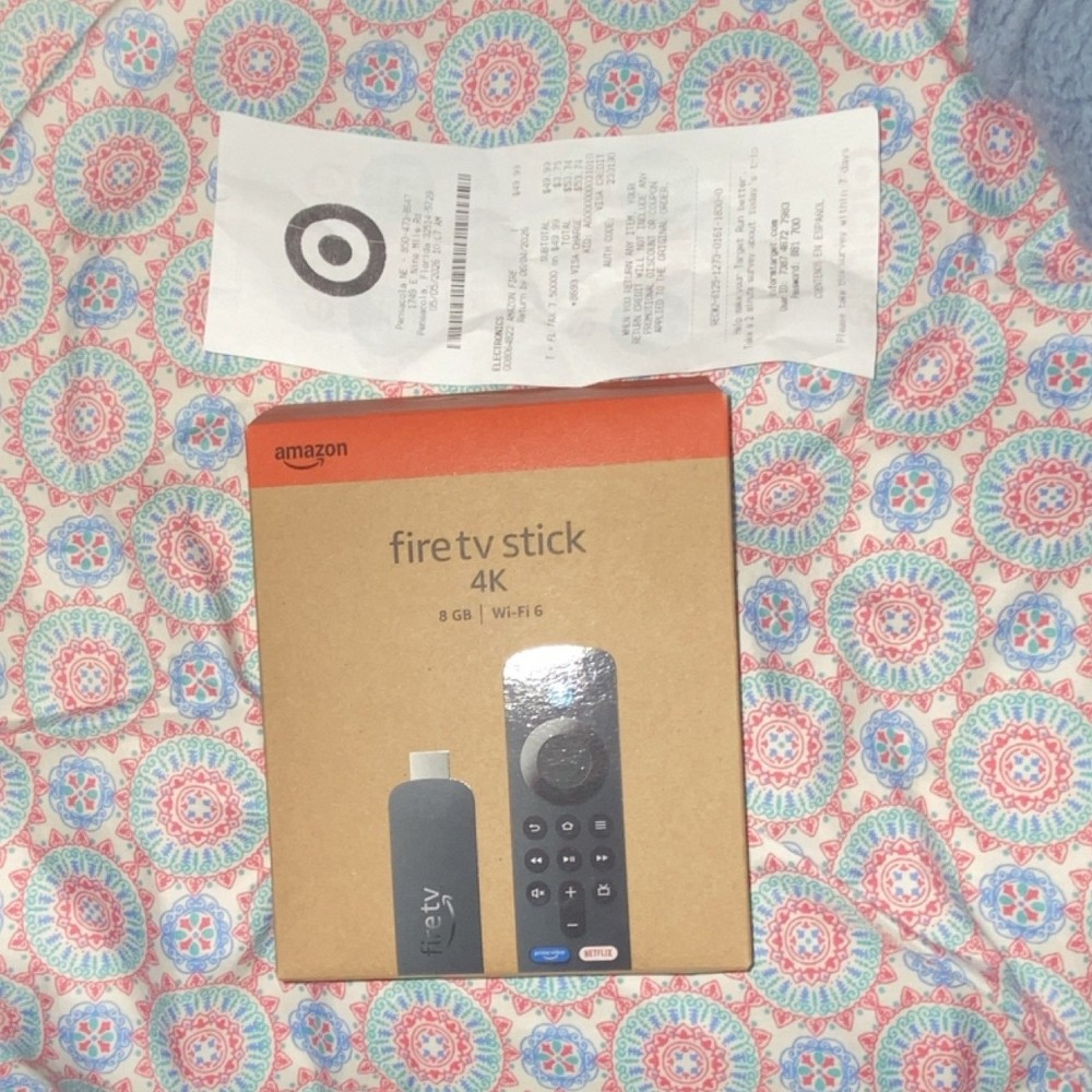 Amazon Fire TV Stick 4K 8GB Wi-Fi 6 HDR 2160p Dolby Atmos Media Streamer