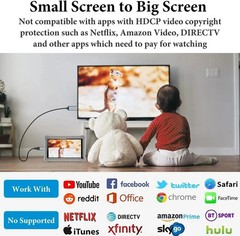 iShare iOS Wireless HDMI Display Adapter for iPhone, Streaming Mirroring Devi…