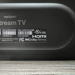 Verizon ASK-STI6220 Stream TV Black With AC Adapter And HDMI Cord – NO REMOTE