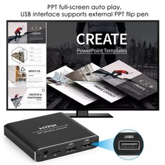 4K Media Player with Remote Control, Digital MP4 Player for 8TB HDD/USB Drive…