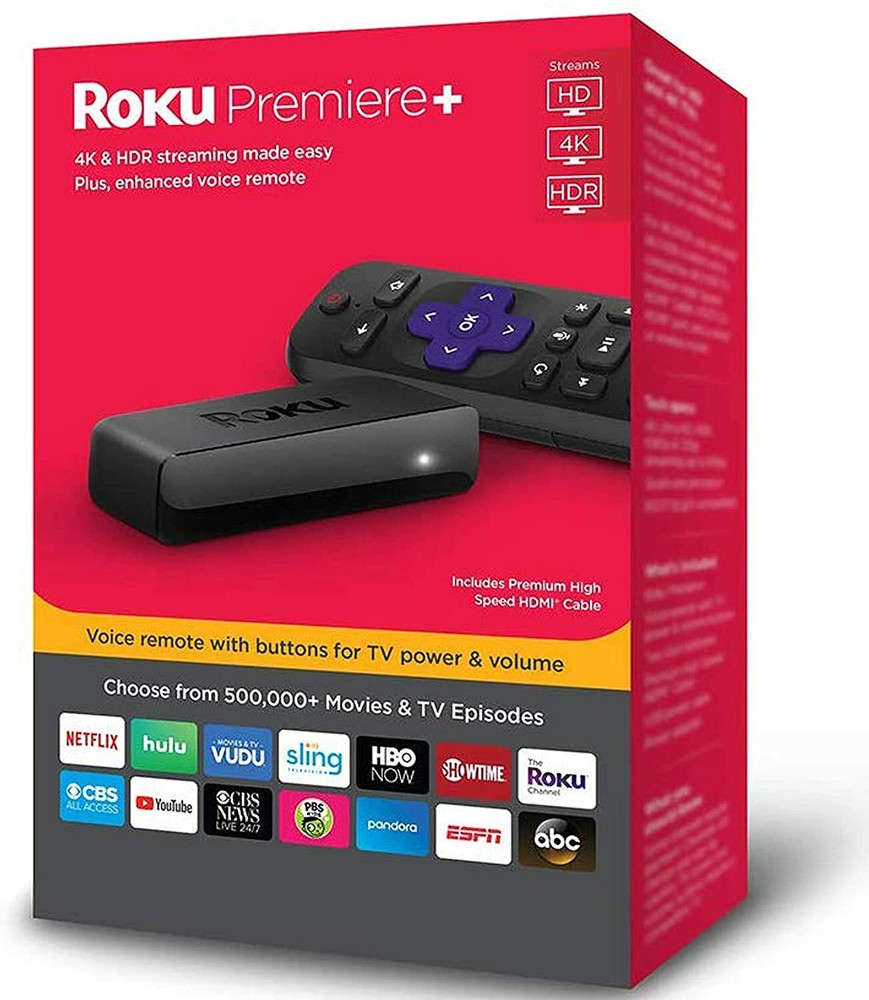 Roku Premiere+ Digital Media Streamer – 3921RW-NEW