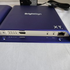 Lot of 3 BrightSign XT244 Digital Signage Media Players + 1 Power Adapter TESTED