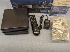 Lot of 2 Linksys DMA2100 Media Center Extenders, With Extras!