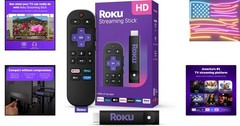 Streaming Stick HD — HD Streaming Device for TV with Voice Remote, Free & Liv…