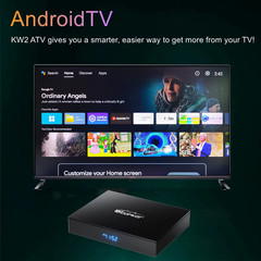 KW2 ATV TV Box Android 14.0 Amlogic S905W2 4GB 32GB 64GB Dual Wifi Bluetooth 5.0