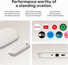 Google TV Streamer 4K – Fast Streaming Entertainment on Your TV with Voice Searc