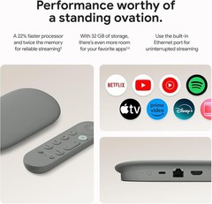 Google TV Streamer 4K – Fast Streaming Entertainment on Your TV – Hazel