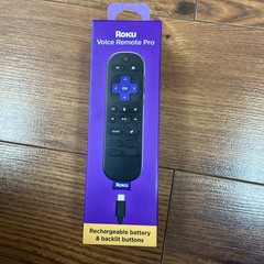 NEW – Roku Voice Remote Pro (2nd Ed.) | Rechargeable TV Remote Control