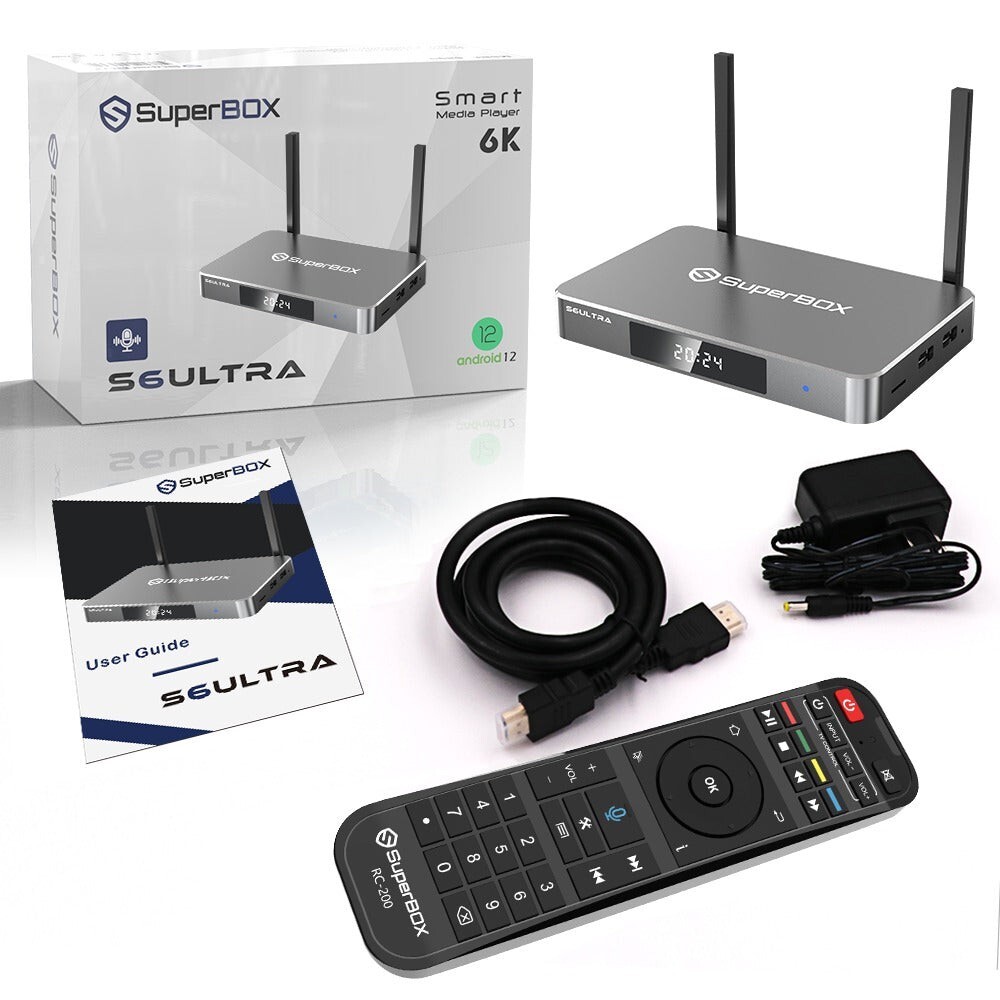 Same days shipping SuperBox S6 ultra Premium Edition Bundle Deal 2025 Model USA