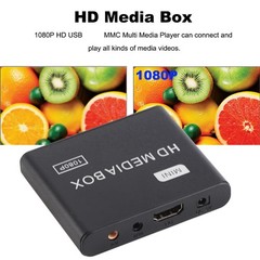 110‑240V Full HD Mini Box Media Player 1080P Media Player Box Support USB MMC