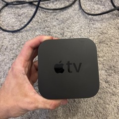 Apple TV 4th Generation Black MLNC2LL/A Model A1625 With Cord / HDMI /No Remote