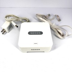 Sonos ZoneBridge BR100 Wireless Bridge White w Power Adapter Ethernet Cable