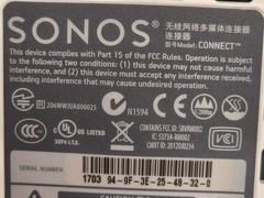 Sonos Connect Gen 2 Wireless Audio Streamer – S1 & S2 – READ DESCRIPTION