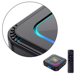 Quad Core Android 13 TV Box 4GB/64GB HK1 8K HD Wifi Media Stream Player3C