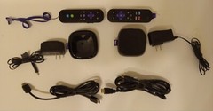 Roku 1 Model 271OX & Model 4200X 3 (3rd Generation) Media Streamers W Remotes.