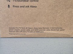 Amazon Fire TV Stick 4K Select -8GB, WiFi 5, Alexa Voice Remote, 4K HDR