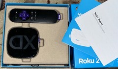 Roku 2XD Media Streamer 3050R Black w/Remote AC Adapter & HDMI Cable Tested Good