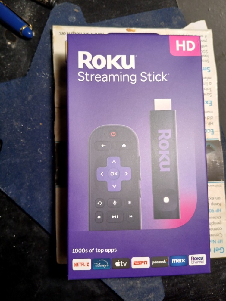 Roku Streaming Stick 3400 4K HD Digital, Black – 3820RW