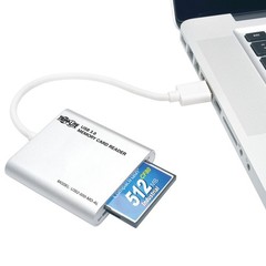 TRIPP LITE U352-000-MD-AL USB 3.0 Memory Card Reader/Writer, Aluminum Case