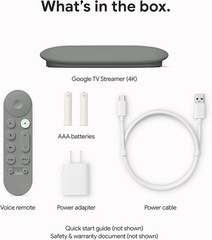 Fast 4K Streamer with 32 GB Storage & Smart Home Control – Voice Remote Included